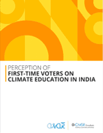 Perception of First-Time Voters on Climate Education in India