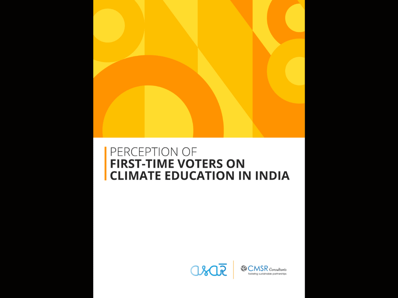 Perception of First-Time Voters on Climate Education in India