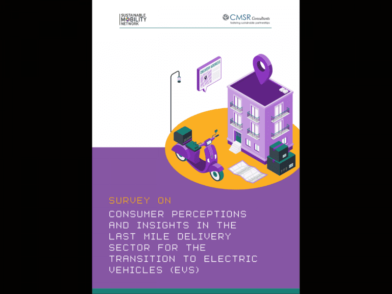 Survey on consumer Perceptions and Insights in the Last Mile Delivery Sector for the Transition to Electric Vehicles