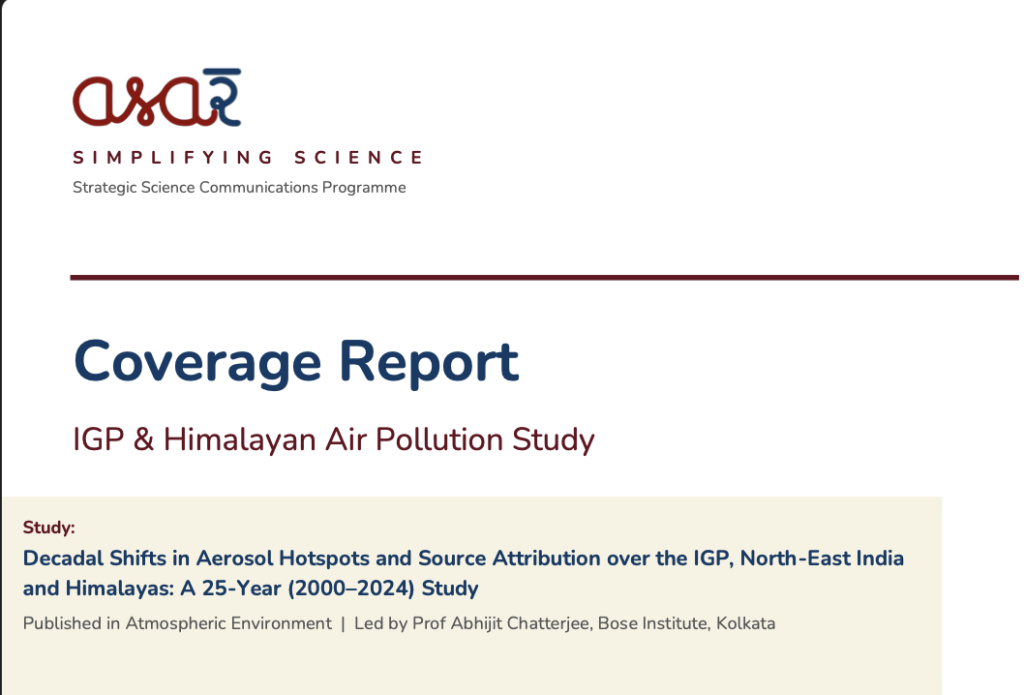 Air Pollution Across the Indo-Gangetic Plain and Himalayas: A Simplifying Science Media Campaign