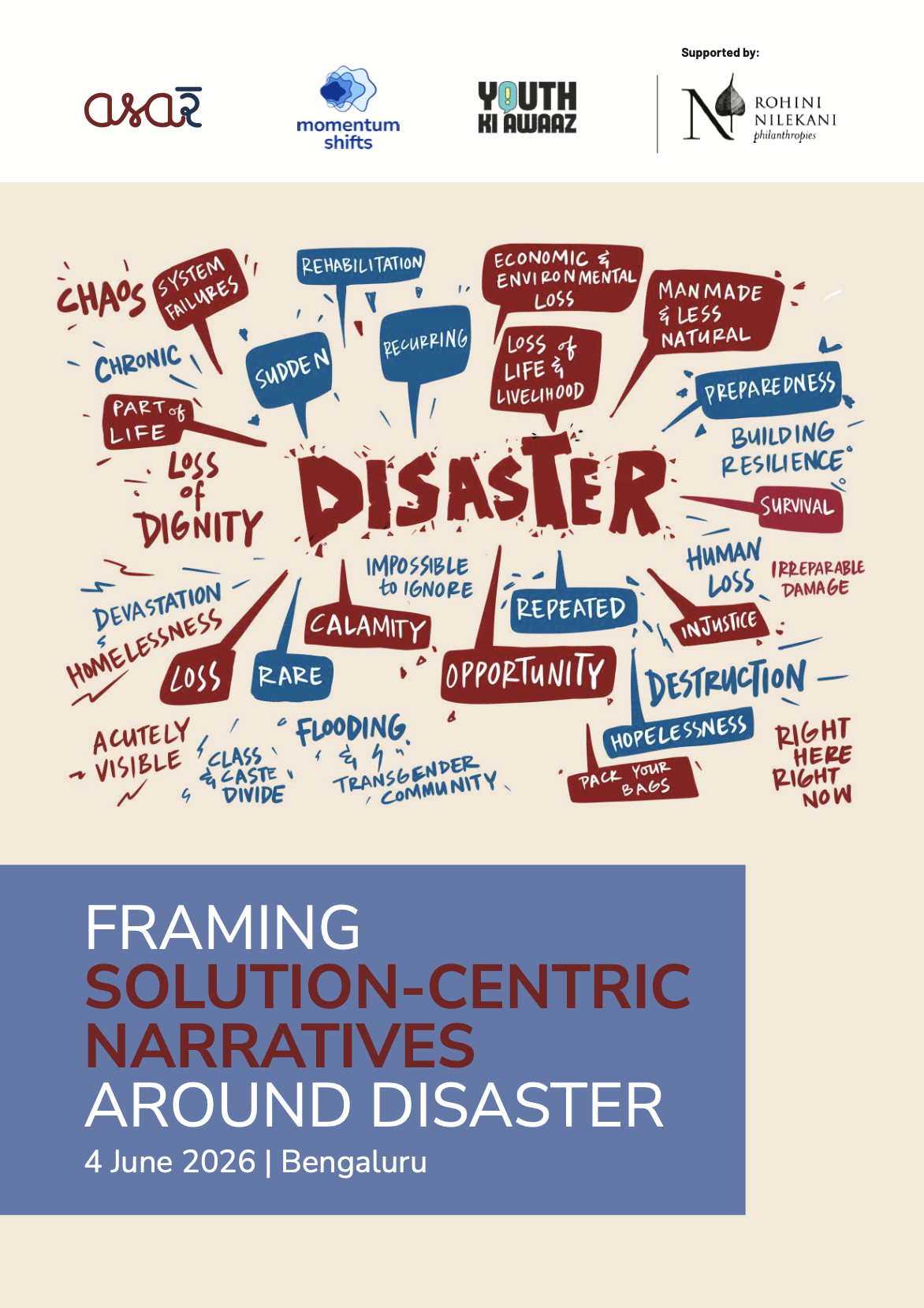 Framing Solution-Centric Narratives Around Disaster